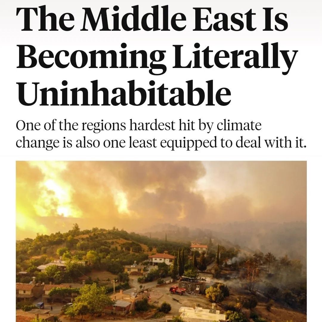 mid east uninhabitable